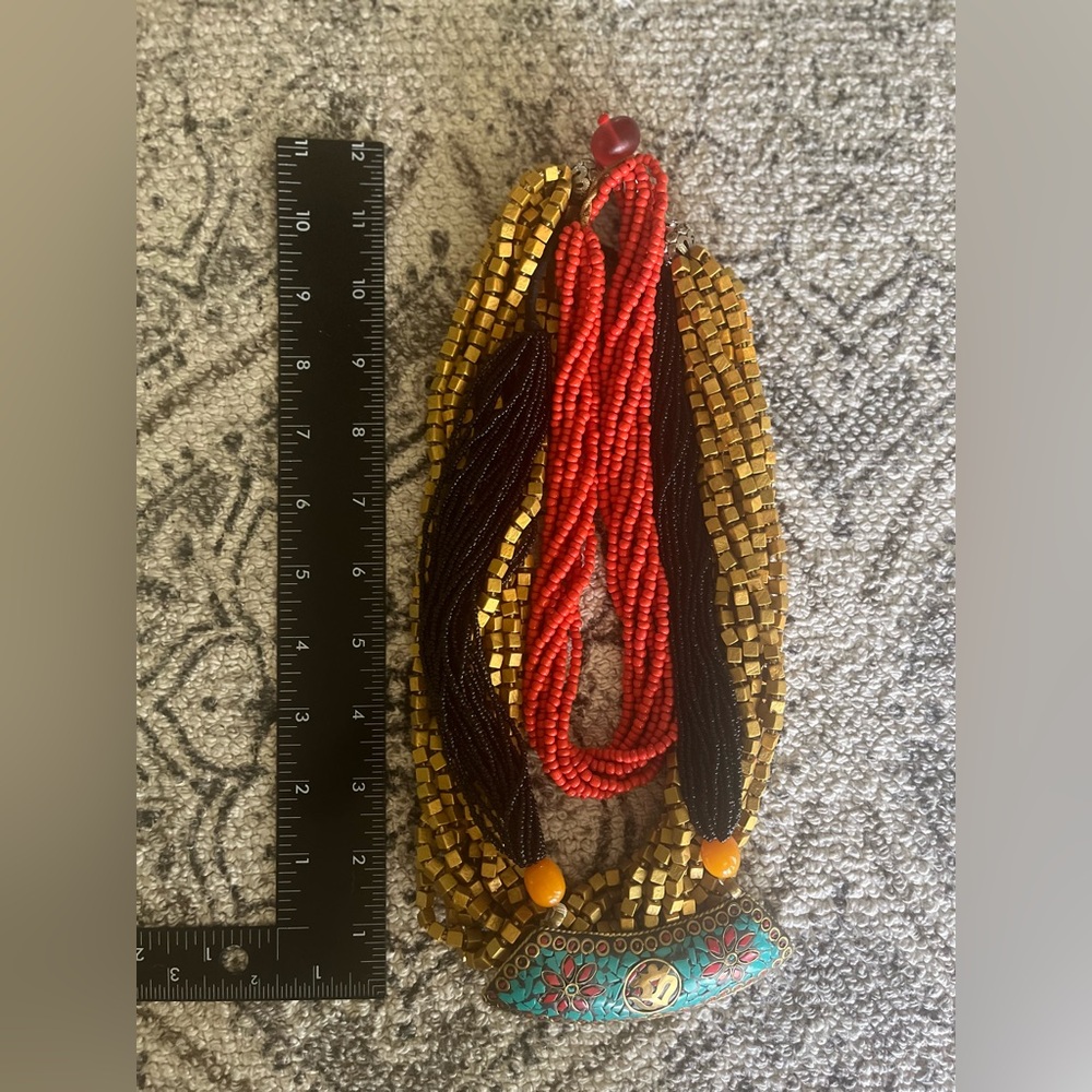 Bundle Three Beaded Statement Necklaces (3) - image 5